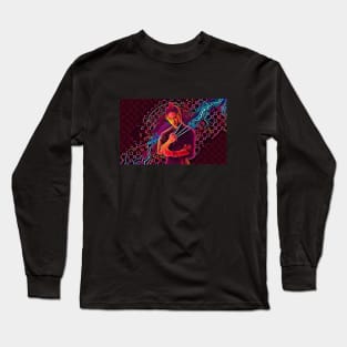 K-pop Stray Kids Hyunjin Fan Art Long Sleeve T-Shirt